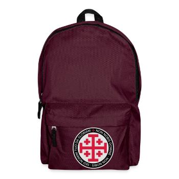 Jerusalem Crusader Cross - Rucksack - Burgunderrot - Vorne