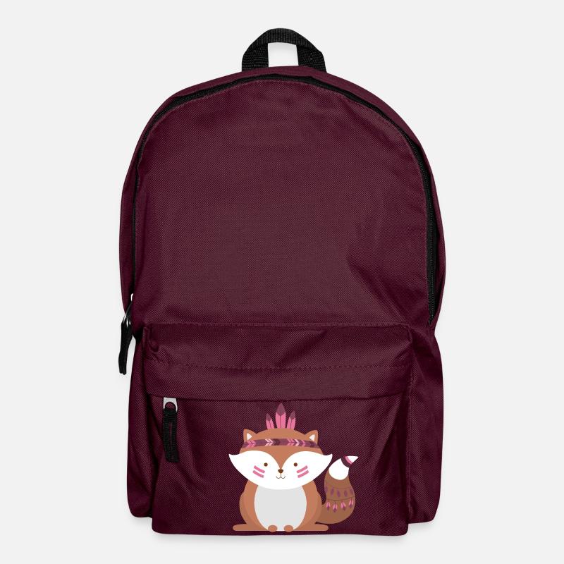 Indian Fuchs - Backpack - burgundy
