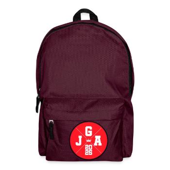 Jga 2025 Krone Junggesellen - Rucksack - Burgunderrot - Vorne