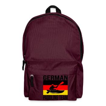 German Kayak Crew Shirt – Paddling - Backpack - burgundy - Front