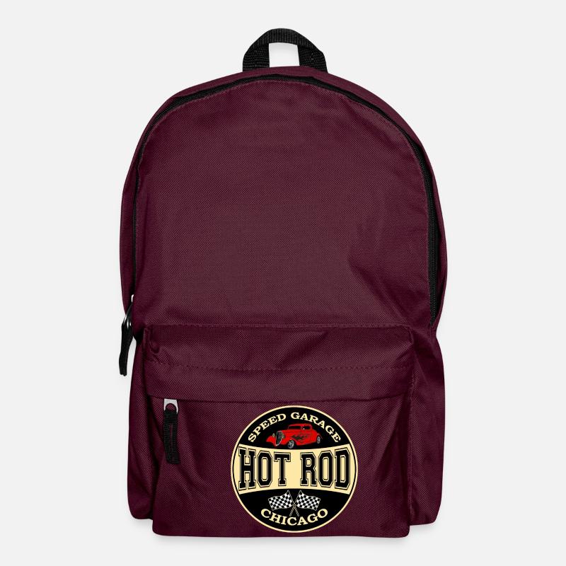 hot rod logo - Sac à dos - bordeaux 