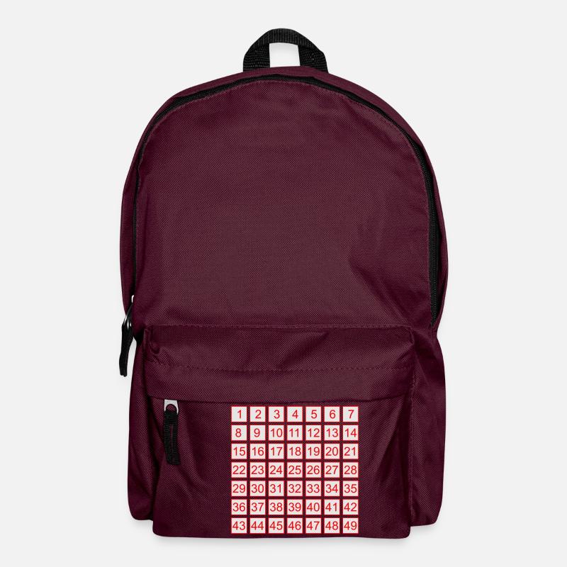 lotto - Rucksack - Burgunderrot