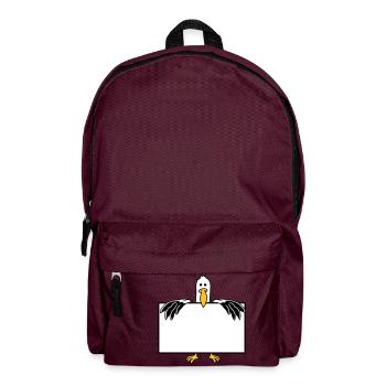 moeve with frame text field - Backpack - burgundy - Front