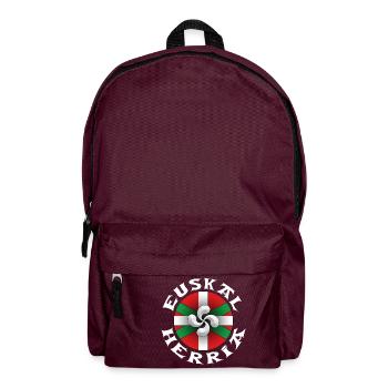 euskal herria design 117 - Backpack - burgundy - Front
