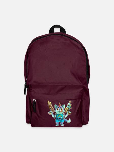 Killer Kitty - Rucksack - Burgunderrot