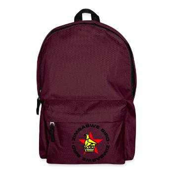 Zimbabwe Bird & Star - Backpack - burgundy - Front