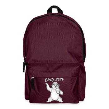 Sloth 2026 Sloth Retiree Lazy Colleague - Backpack - burgundy - Front