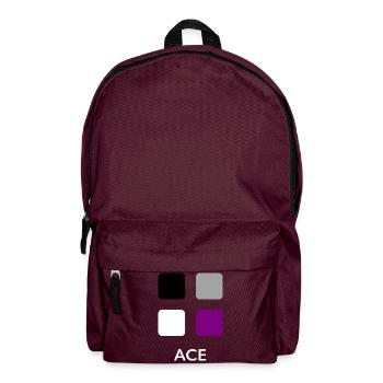 asexuelle Bäckerei - Rucksack - Burgunderrot - Vorne