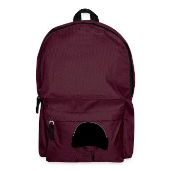 We are the streets, the movement - Backpack - burgundy - Front