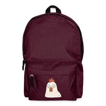 TINY ACTIVISTS | Chicken - Backpack - burgundy - Front