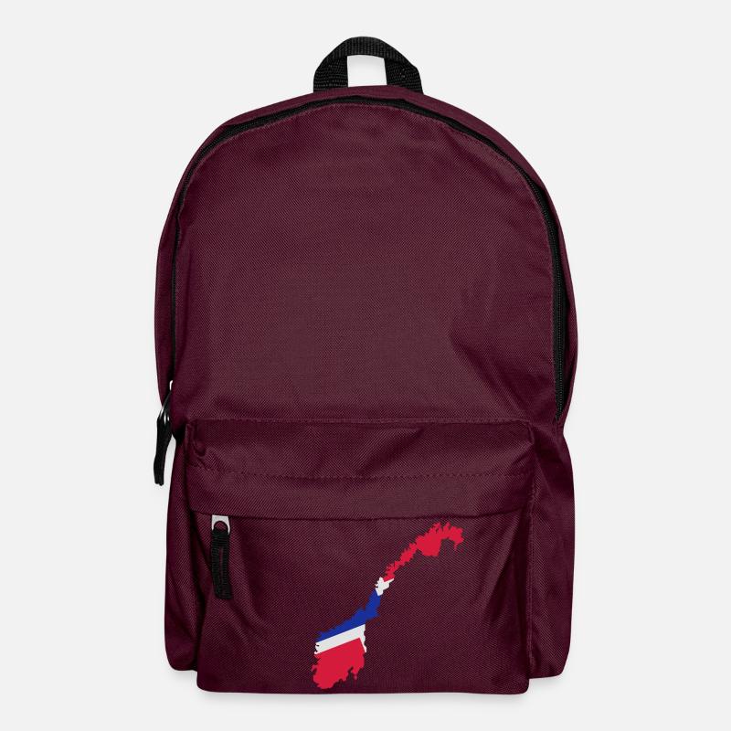Norwegen - Rucksack - Burgunderrot