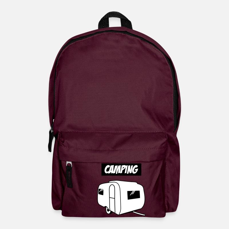 camping - Backpack - burgundy