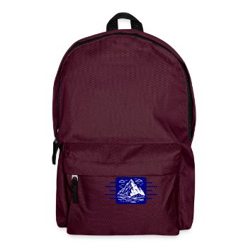 Mountains Outdoor - Backpack - burgundy - Front