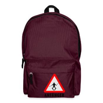 Ski Anfänger - Backpack - burgundy - Front