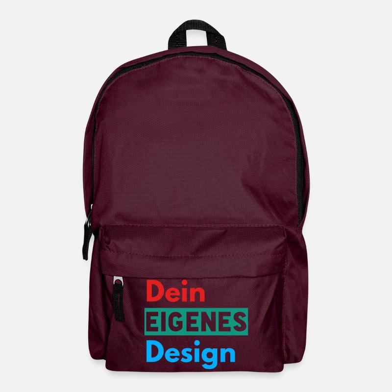 Dein Eigenes Design - Rucksack - Burgunderrot