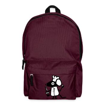 Maus Koch - Ratte - Rucksack - Burgunderrot - Vorne