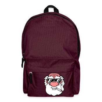 Cool Smoking Sunglasses Joint Weed Cannabis Cannabis - Backpack - burgundy - Front