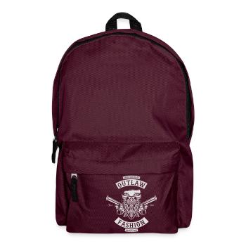 Bandana Outlaw Girl - Rucksack - Burgunderrot - Vorne