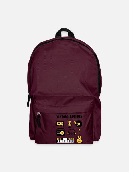 Vintage Edition Music - Backpack - burgundy