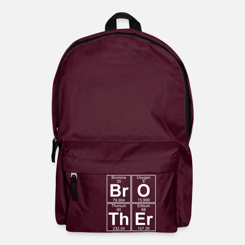 Br-O-Th-Er (Bruder) - Full - Rucksack - Burgunderrot