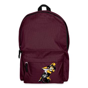 Speedway Racing - Rucksack - Burgunderrot - Vorne