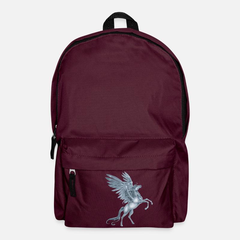 Pegasus rearing - Backpack - burgundy