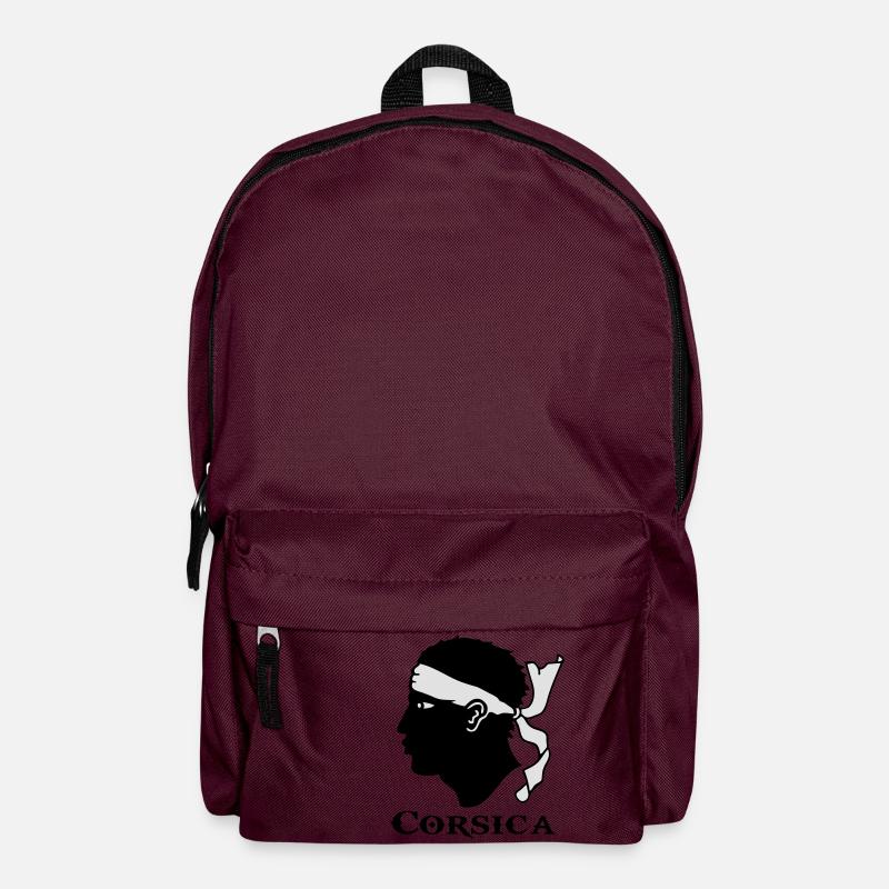 corsica Korsika - Rucksack - Burgunderrot