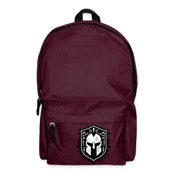Écusson du casque Spartan - Sac à dos - bordeaux  - Devant