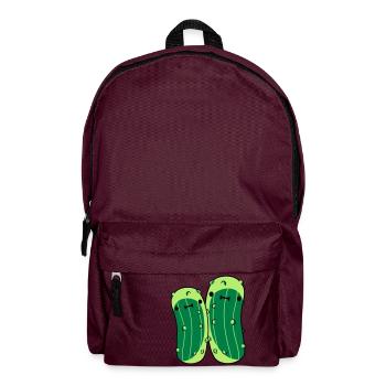 2 kleine gurken mit suessem - Rucksack - Burgunderrot - Vorne