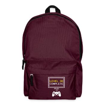Niveau 30 complet - Gamer 30 cadeau d'anniversaire - Sac à dos - bordeaux  - Devant
