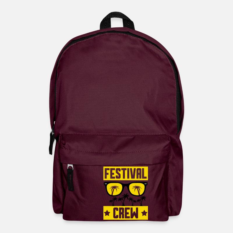 Festival Crew - Rucksack - Burgunderrot
