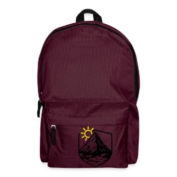 Berge Gipfel - Rucksack - Burgunderrot - Vorne