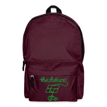 thefuture_solar_car - Rucksack - Burgunderrot - Vorne