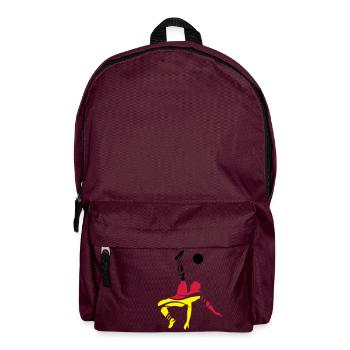 Germany soccer - Backpack - burgundy - Front