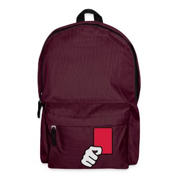 rote_karte__f3 - Rucksack - Burgunderrot - Vorne
