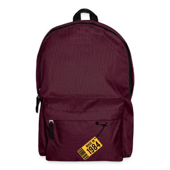 Geburtstag T-Shirt 1984 - Rucksack - Burgunderrot - Vorne