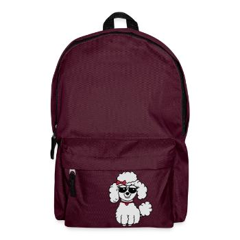 pudel 3 - Rucksack - Burgunderrot - Vorne