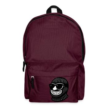 Bandit Gangster Skimaske - Rucksack - Burgunderrot - Vorne