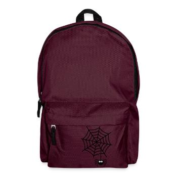 Spinnennetz Spinne - Rucksack - Burgunderrot - Vorne