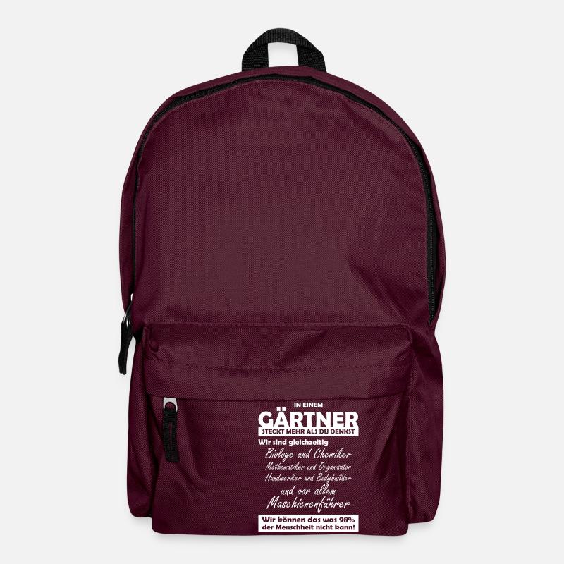 Gärtner - Rucksack - Burgunderrot