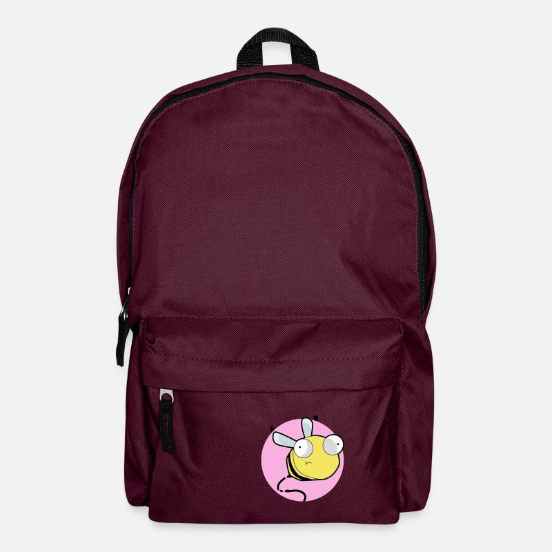 Niedliche Biene Honig Geschenkidee - Rucksack - Burgunderrot