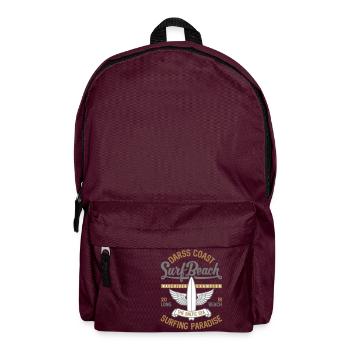 BALTIC SEA - Cool Darss Surfer Gifts Surf Shirts - Backpack - burgundy - Front