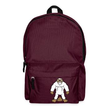 merde tas puant merde kot yeti m - Sac à dos - bordeaux  - Devant