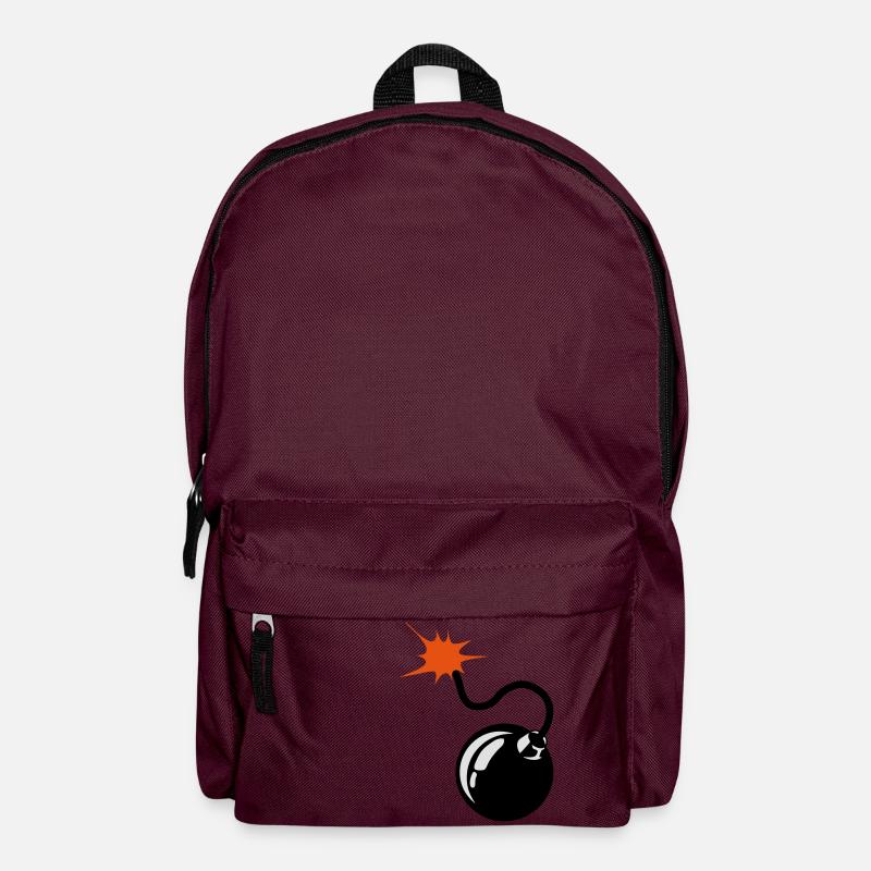 Bombe Bombe Docht 9072 - Rucksack - Burgunderrot