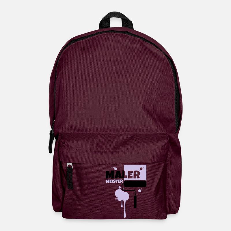 maler beruf malermeister - Rucksack - Burgunderrot