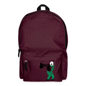 shooting panda - Rucksack - Burgunderrot - Vorne