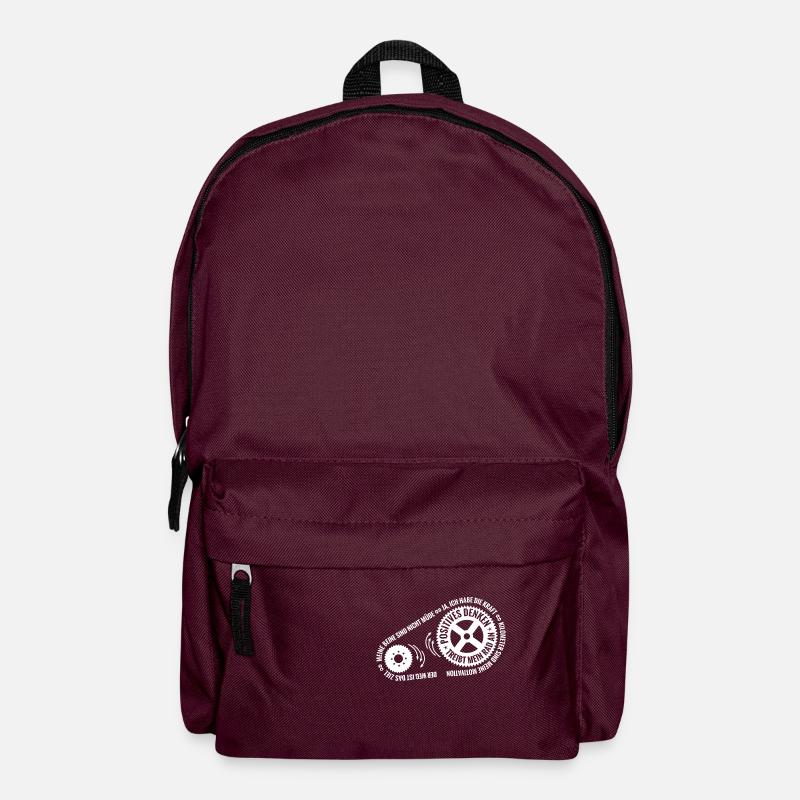 Fahrradkette - Rucksack - Burgunderrot