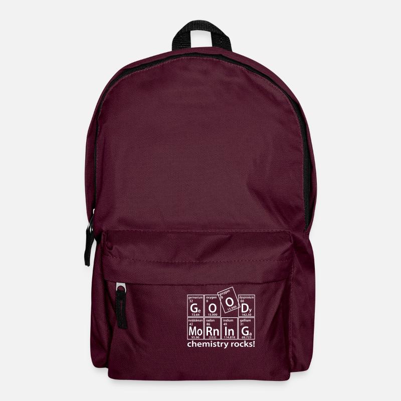 good morning chemistry - Backpack - burgundy