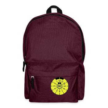 TÜV 1968 - Backpack - burgundy - Front