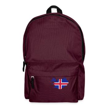 Island - Rucksack - Burgunderrot - Vorne